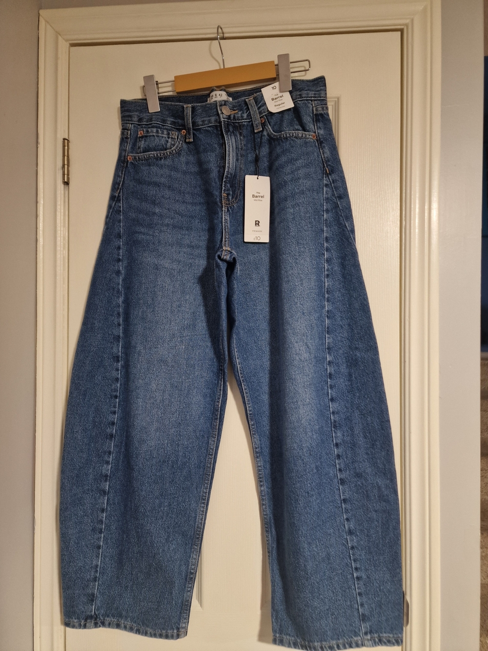 Primark Midrise The Barrel Wide Leg Jeans US6/UK10 NWT
